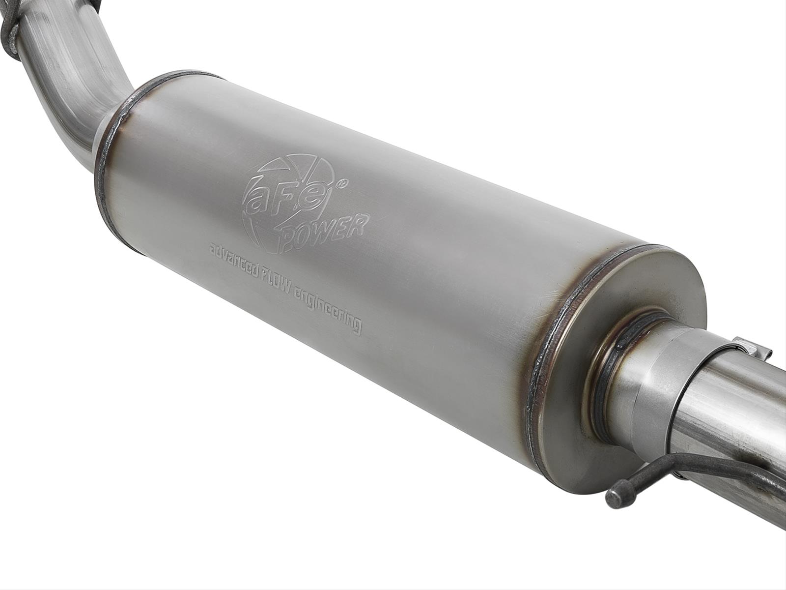 aFe Large Bore-HD Exhaust Systems for 2000-2003 EXCURSION - 49-43008-B System, Bore HD, Turbo Back, Single, Stainless Steel, Ford, 7.3L, Kit thumbnail 5