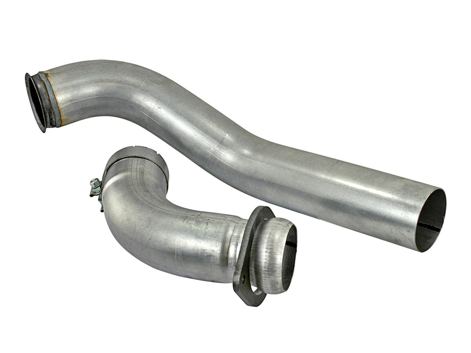 aFe Large Bore-HD Turbo Downpipes for 2008-2010 F-250 SUPER DUTY, F-350 DUTY - 49-43025-1 Downpipe, 409 Stainless Steel, Ford, 6.4, Each