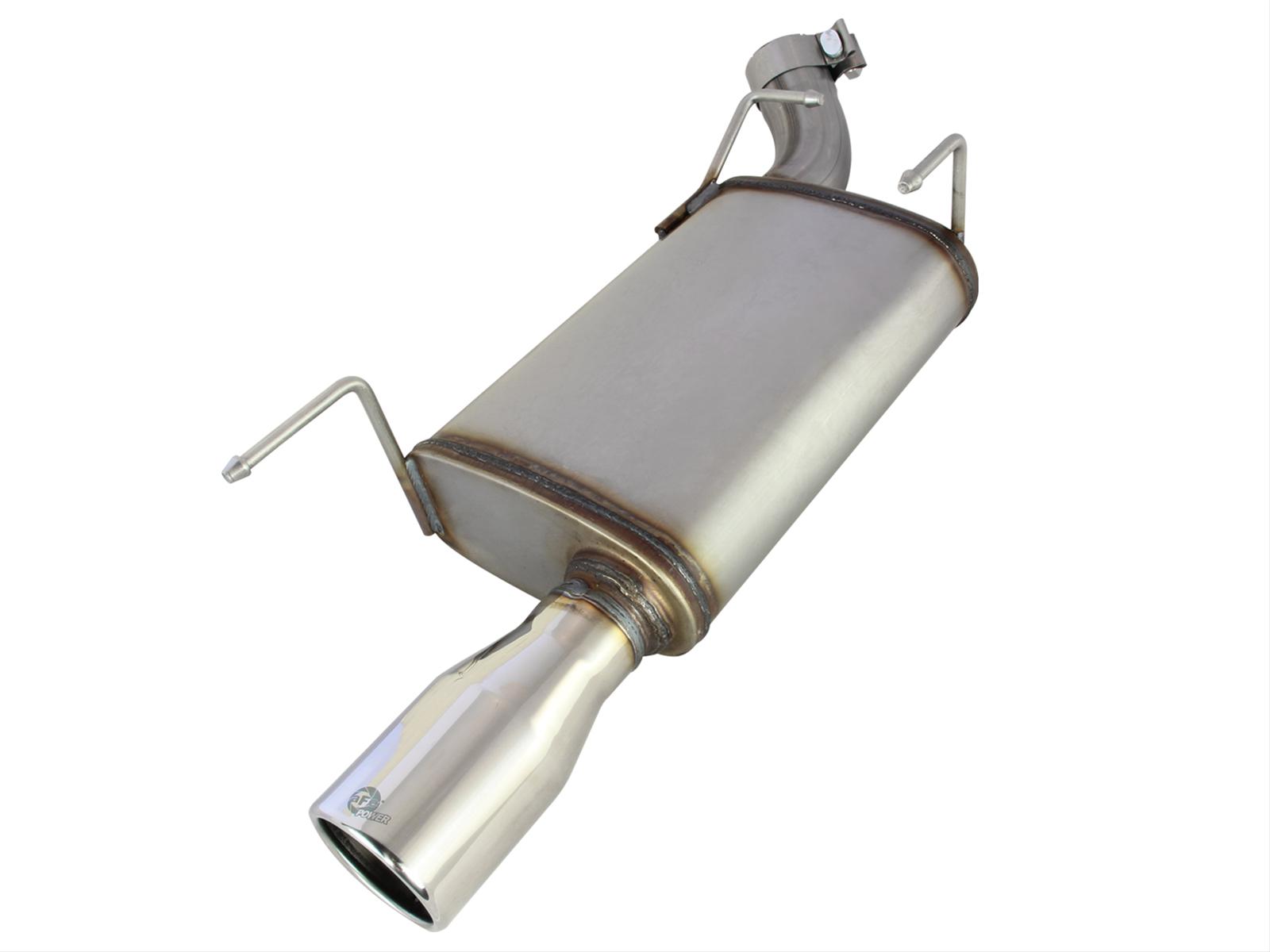 aFe Axle-Back Exhaust 2.5in 409SS w/Polished Tip 05-09 Ford Mustang V6 4.0L thumbnail 6