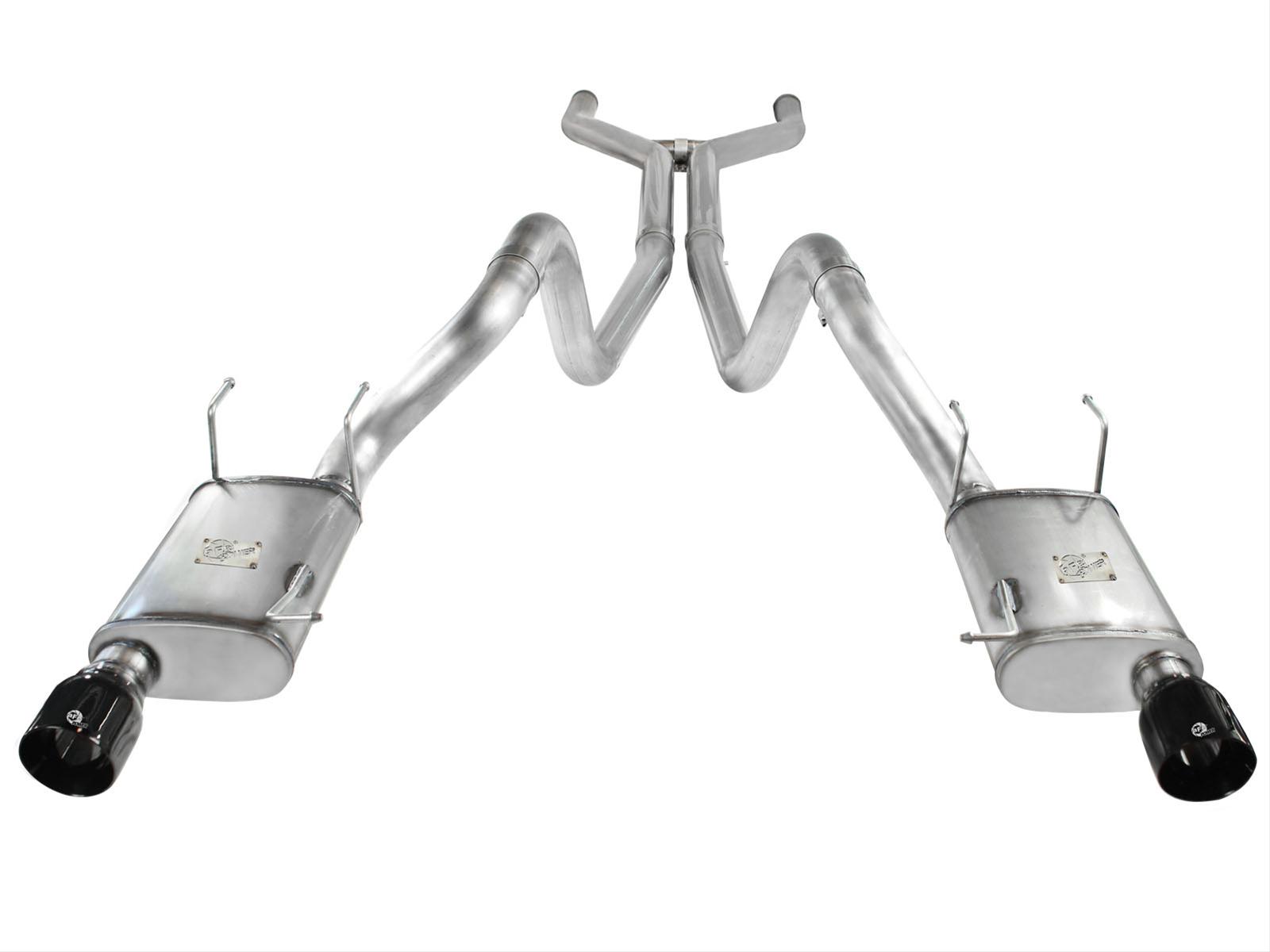 aFe MACH Force XP Cat-Back Exhaust 3in SS w/ Black Tips 11-14 Ford Mustang GT V8 5.0L thumbnail 5