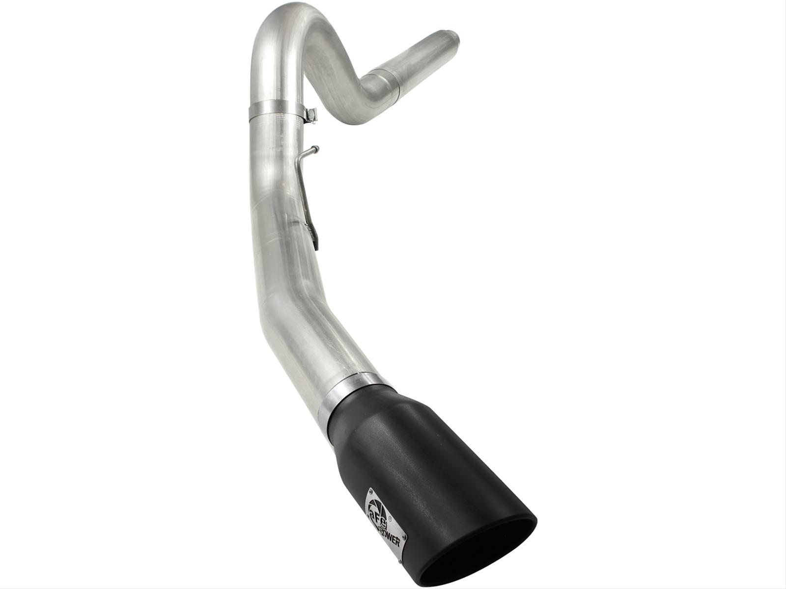 aFe MACH Force XP 5in DPF-Back Stainless Steel Exh Sys, Black tip, Ford Diesel Trucks 08-10 V8-6.4L thumbnail 7
