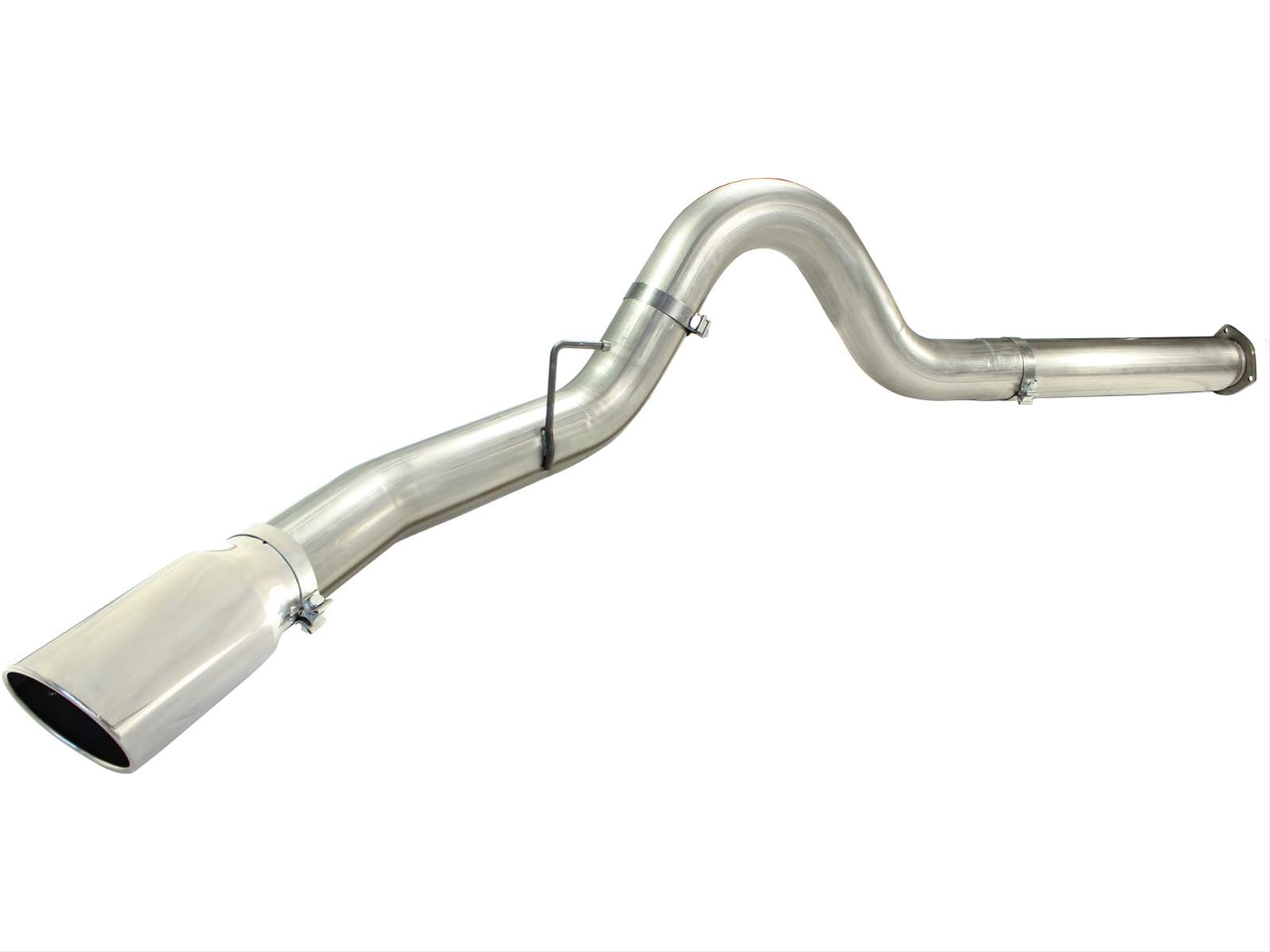 aFe MACHForce XP 5in DPF-Back Stainless Steel Exh Sys, polished tip,Ford Diesel Trucks 11-14 V8-6.7L thumbnail 6