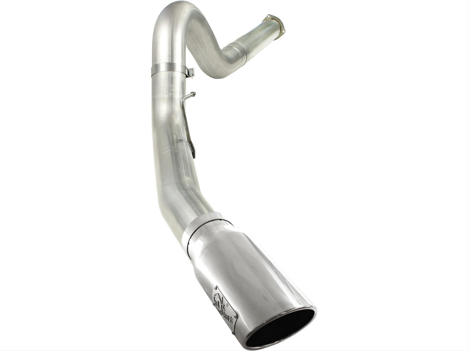 aFe MACHForce XP 5in DPF-Back Stainless Steel Exh Sys, polished tip,Ford Diesel Trucks 11-14 V8-6.7L thumbnail 7