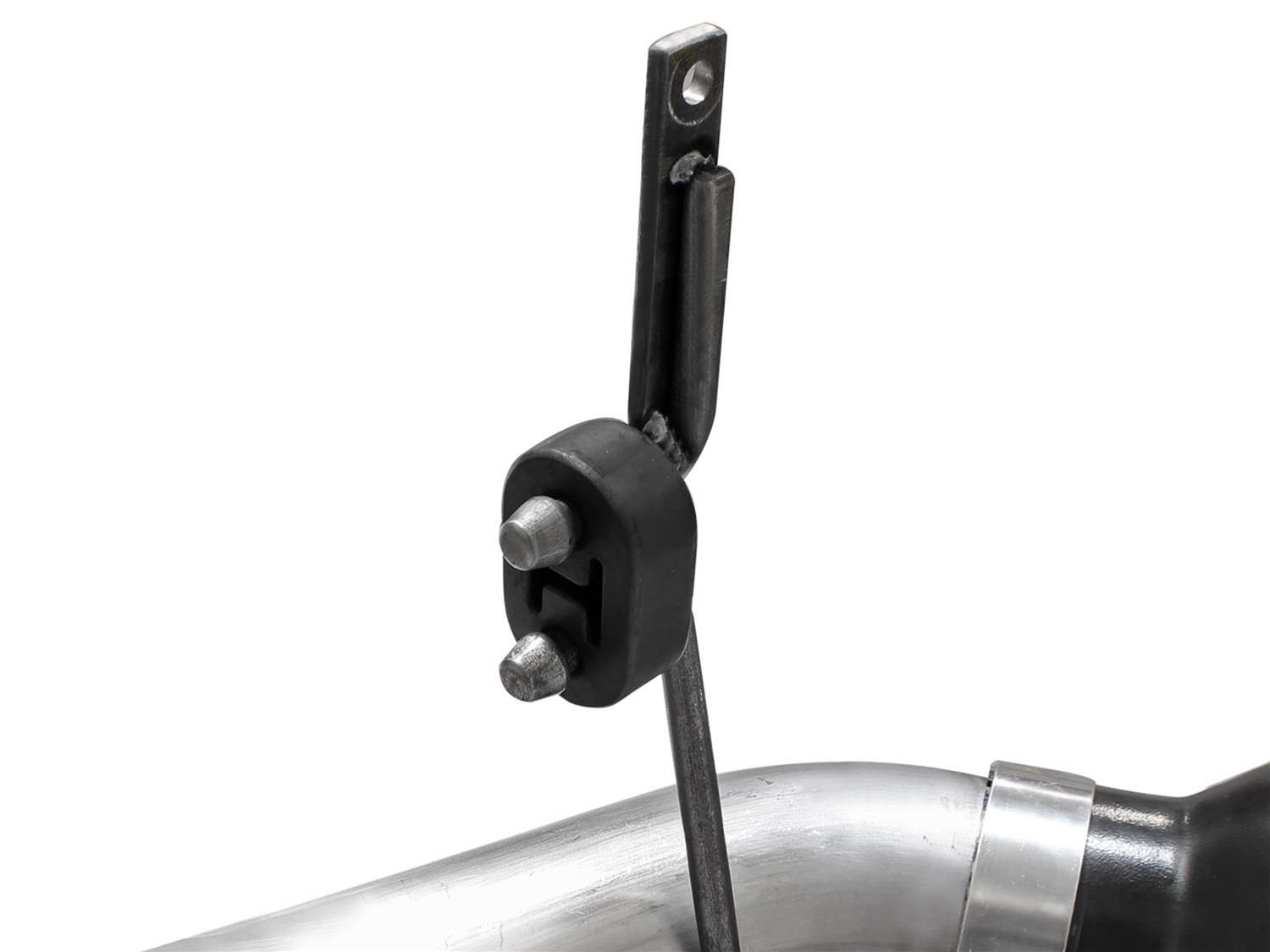 aFe Large Bore-HD Exhaust Systems for 2011-2014 F-250 SUPER DUTY, F-350 F-450 DUTY - 49-43065-B System, Bore HD, Particulate Filter Back, Stainless Steel, Natural, Black Tips, Ford, 6.7L, Kit thumbnail 4