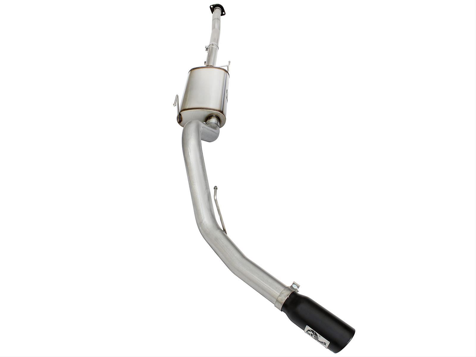 aFe MACH Force XP SS Exhaust 3in to 3.5in Cat-Back w/ Black Tip 15 Ford F-150 EcoBoost V6 2.7/3.5Ltt thumbnail 7