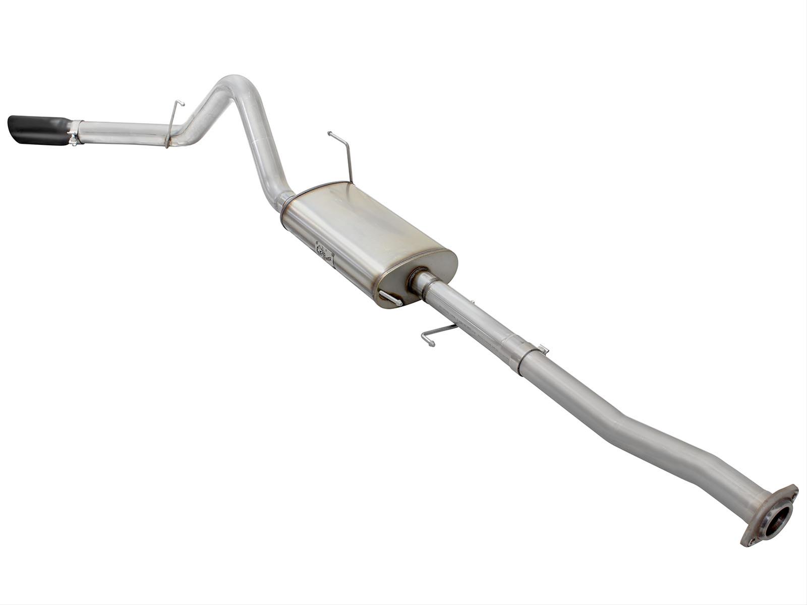 aFe MACH Force XP SS Exhaust 3in to 3.5in Cat-Back w/ Black Tip 15 Ford F-150 EcoBoost V6 2.7/3.5Ltt thumbnail 6