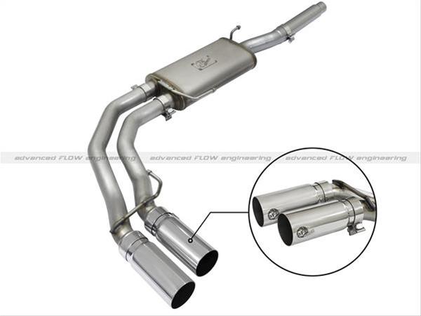 aFe Rebel Exhausts Cat-Back SS Ford F-150 04-08 V8 4.6/5.4L w/ Polished Tips thumbnail 2