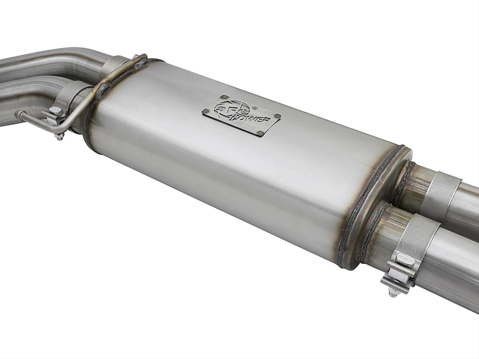 aFe POWER Rebel Series 3in 409 SS Cat Back Exhaust w/ Polished Tips 17 Ford F-150 Raptor V6-3.5L thumbnail 7