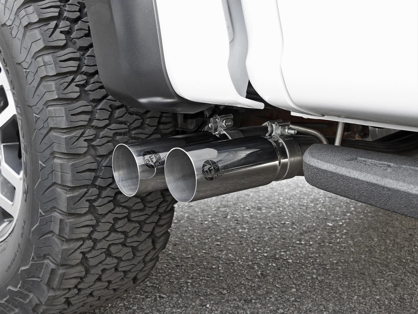 aFe POWER Rebel Series 3in 409 SS Cat Back Exhaust w/ Polished Tips 17 Ford F-150 Raptor V6-3.5L thumbnail 2