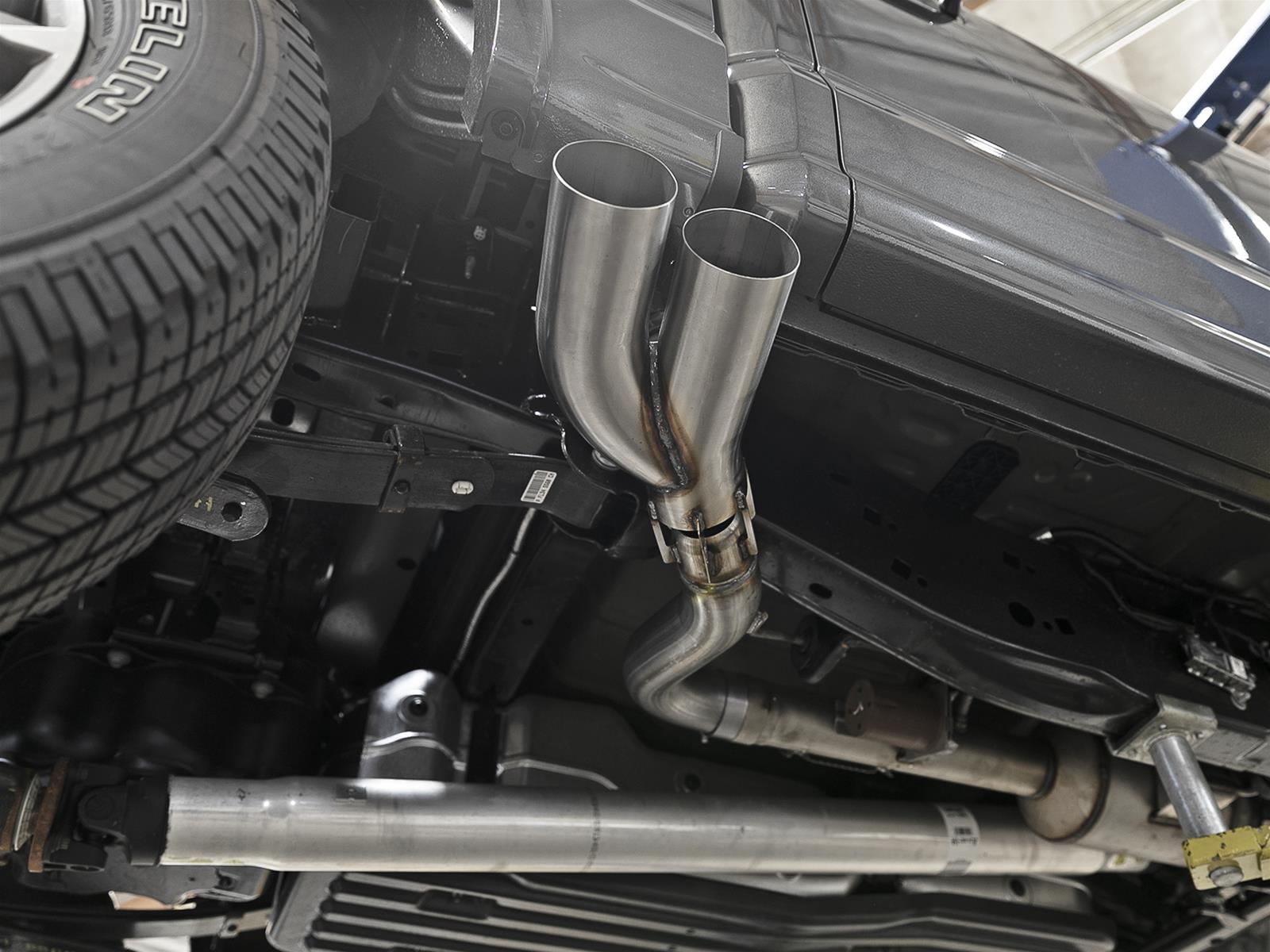 aFe Rebel Series Exhaust Systems for 2018-2021 F-150 - 49-43108-H System, Series, Particulate Filter Back, Single, Stainless Steel, Natural, Ford F-150, 3.0L, Diesel, Kit thumbnail 2