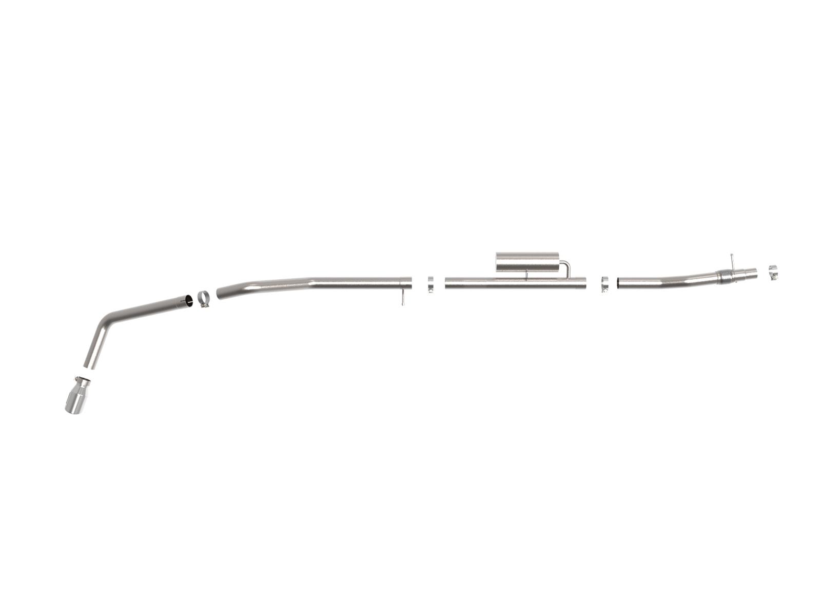 aFe Apollo GT Series 3in 409 SS Cat-Back Exhaust 19-20 Ford Ranger 2.3L w/ Polished Tips thumbnail 7