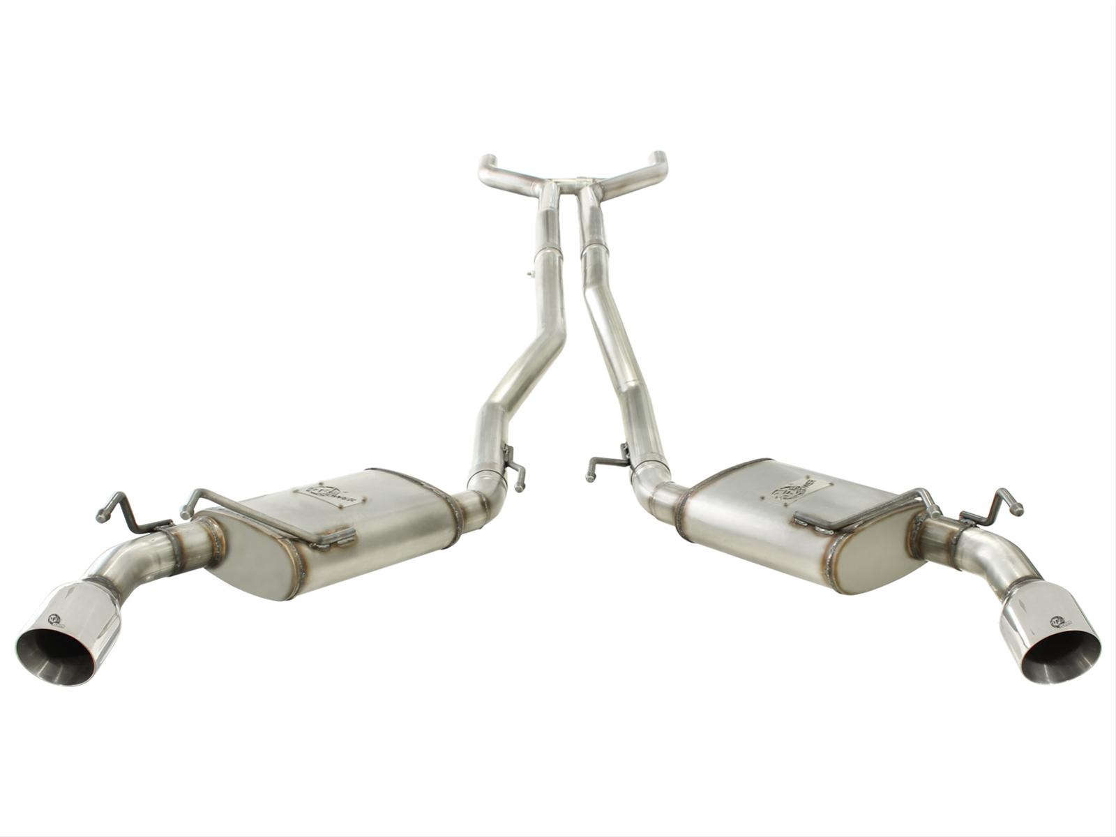aFe MACH Force XP Exhaust 2.5in Stainless Steel CB/10-13 Chevy Camaro V6-3.6L (td) (polished tip) thumbnail 7