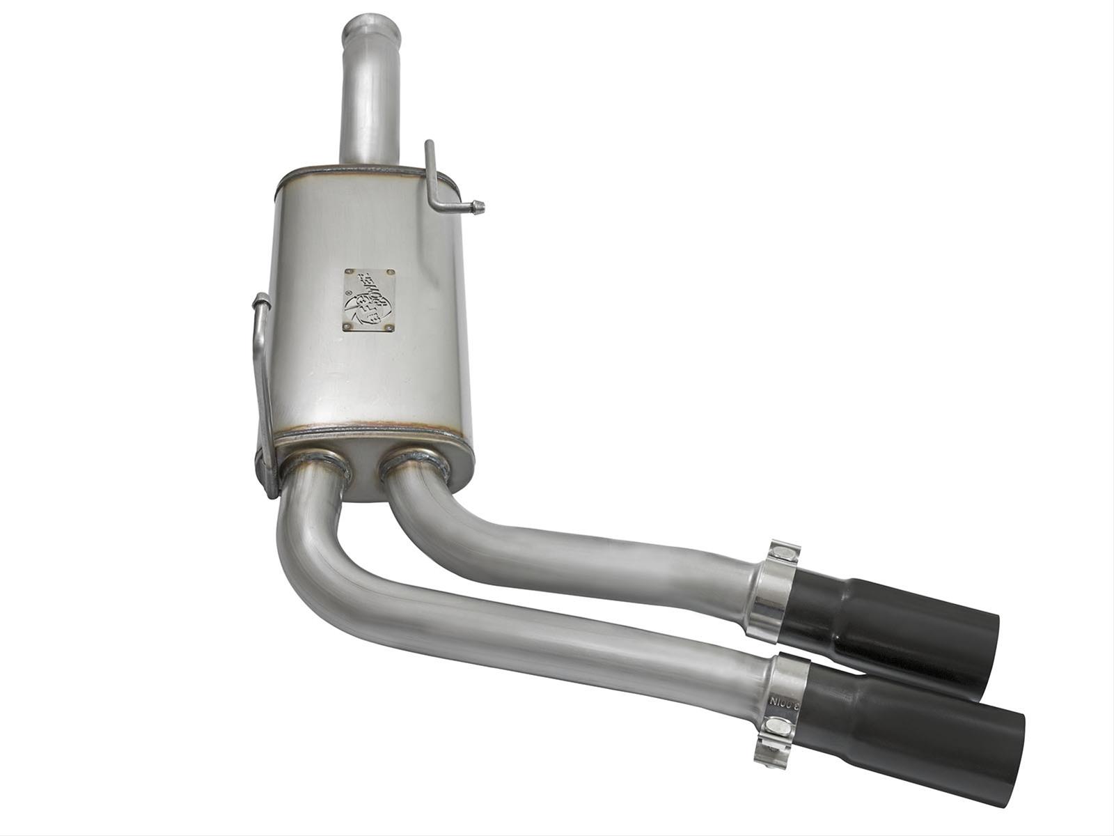 aFe Rebel Series CB Middle-Side Exit SS Exhaust w/ Black Tips 09-16 GM Silverado/Sierra V6/V8 thumbnail 8