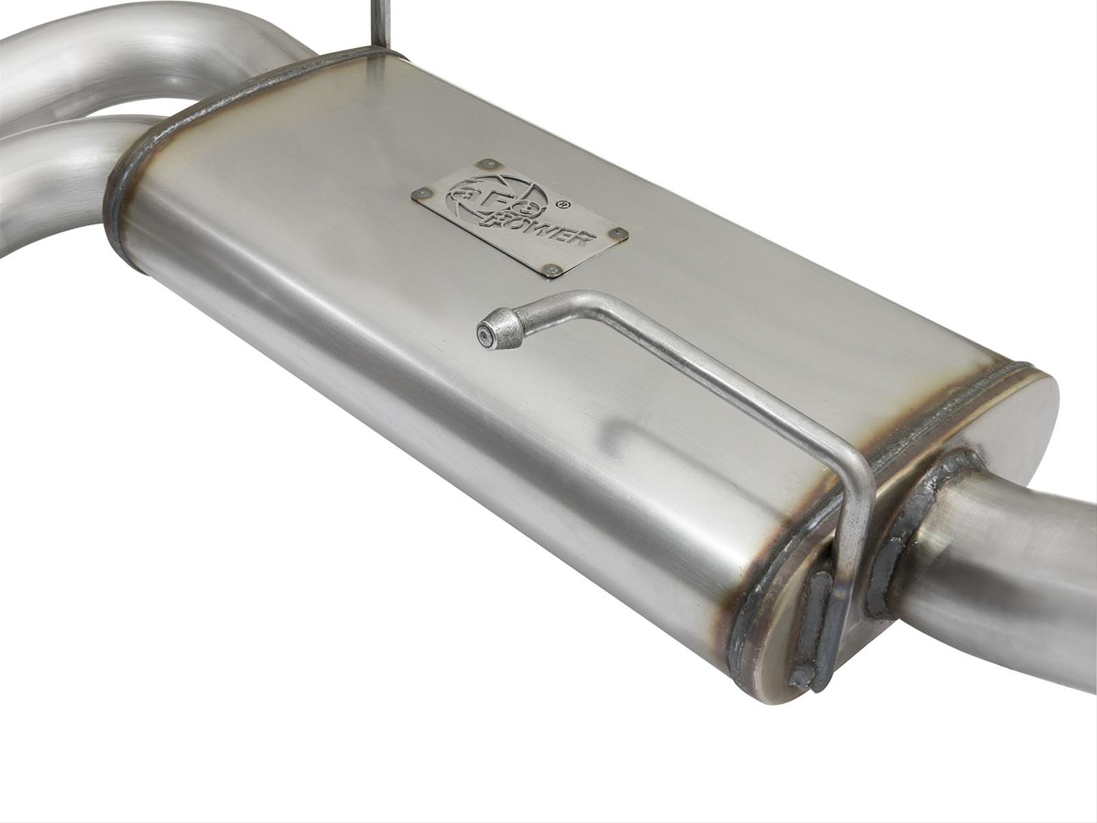 aFe Rebel Series CB Middle-Side Exit SS Exhaust w/ Black Tips 09-16 GM Silverado/Sierra V6/V8 thumbnail 5