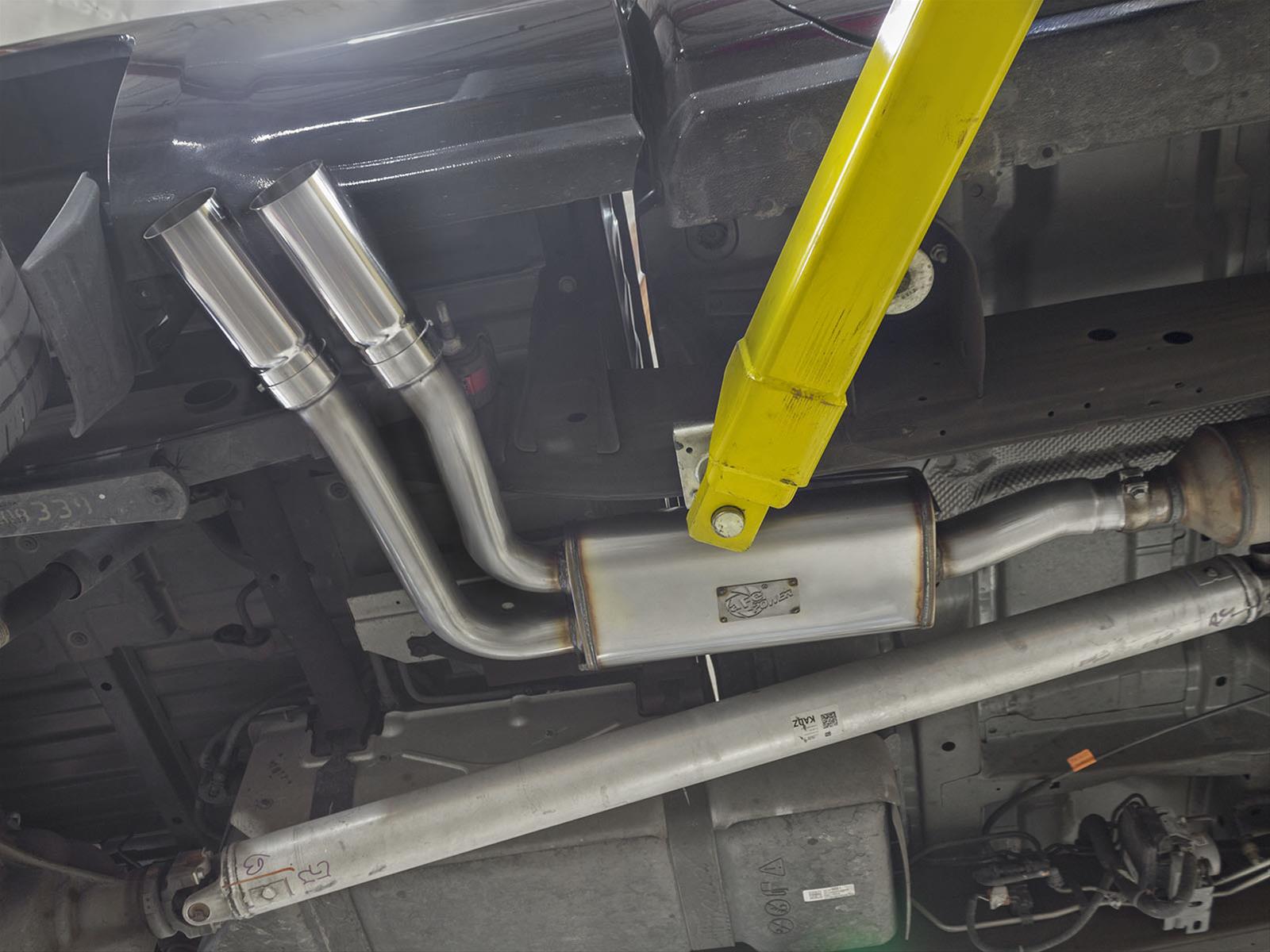 aFe Rebel Series CB Middle-Side Exit SS Exhaust w/ Polished Tips 09-16 GM Silverado/Sierra V6/V8 thumbnail 2