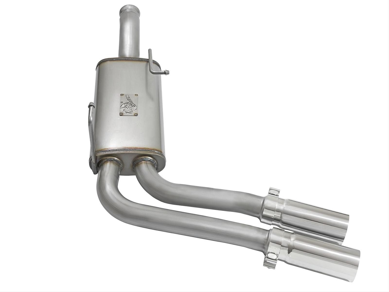 aFe Rebel Series CB Middle-Side Exit SS Exhaust w/ Polished Tips 09-16 GM Silverado/Sierra V6/V8 thumbnail 8