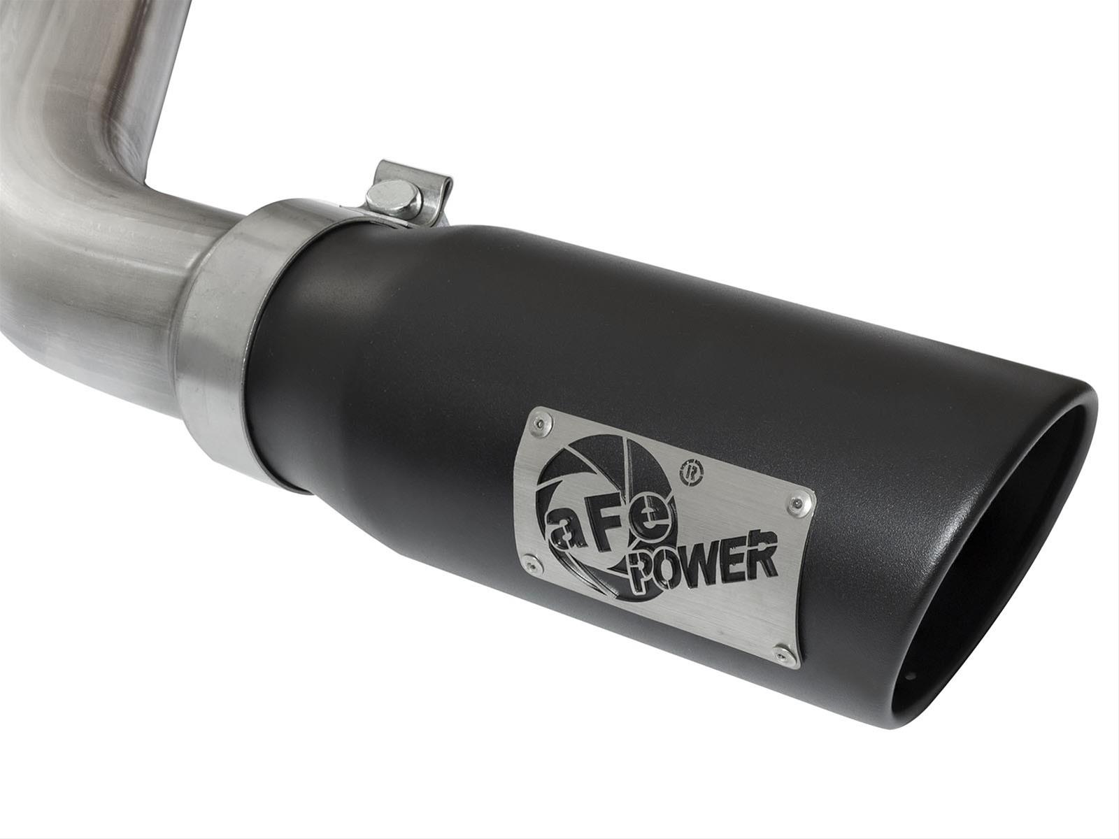 aFe MACH Force-Xp 3in CB SS Dual Exhaust w/Black Tips 09-16 GM Silverado/Sierra 4.3L/4.8L/5.3L thumbnail 4