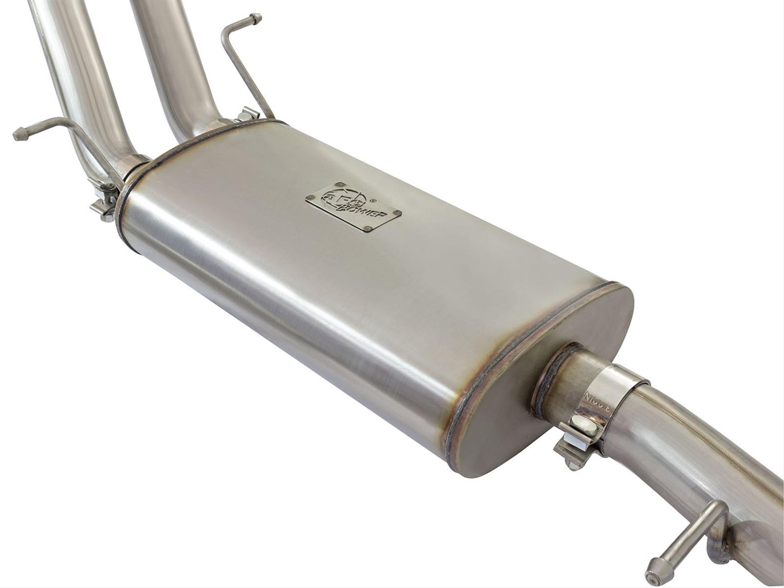 aFe MACH Force-Xp 3in CB SS Dual Exhaust w/Black Tips 09-16 GM Silverado/Sierra 4.3L/4.8L/5.3L thumbnail 5