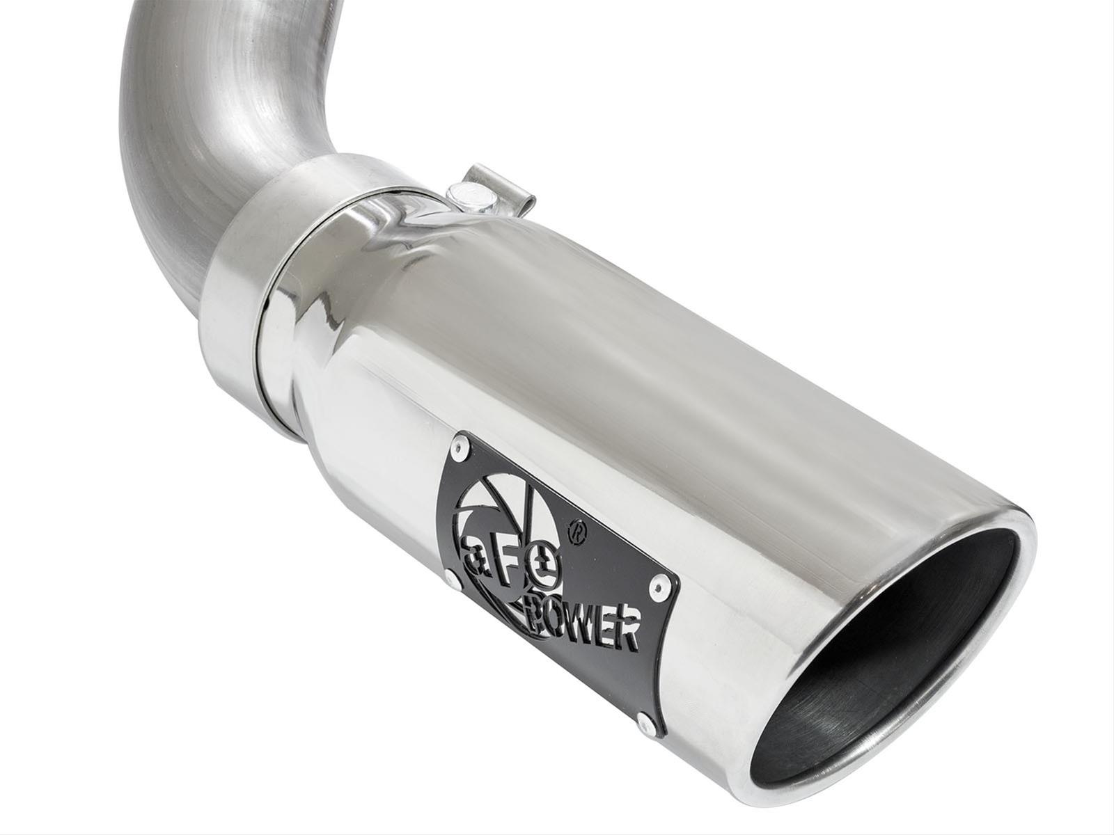 aFe MACH Force XP Exhausts Cat-Back Polished Tips 09-17 GM Silverado 1500 4.3/5.3L RegCab SB/LB thumbnail 5