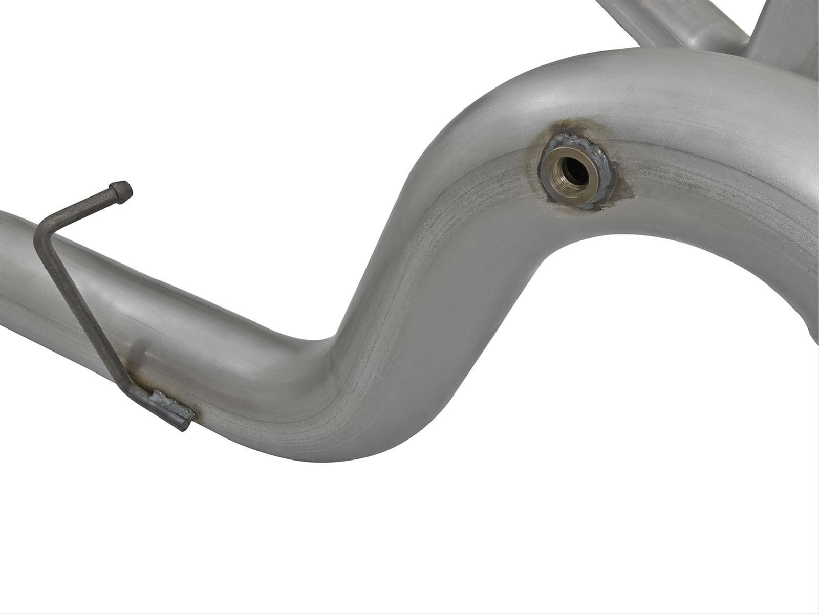 aFe LARGE Bore HD 4in Dual DPF-Back SS Exhaust w/Black Tip 16-17 GM Diesel Truck V8-6.6L (td) LML thumbnail 5