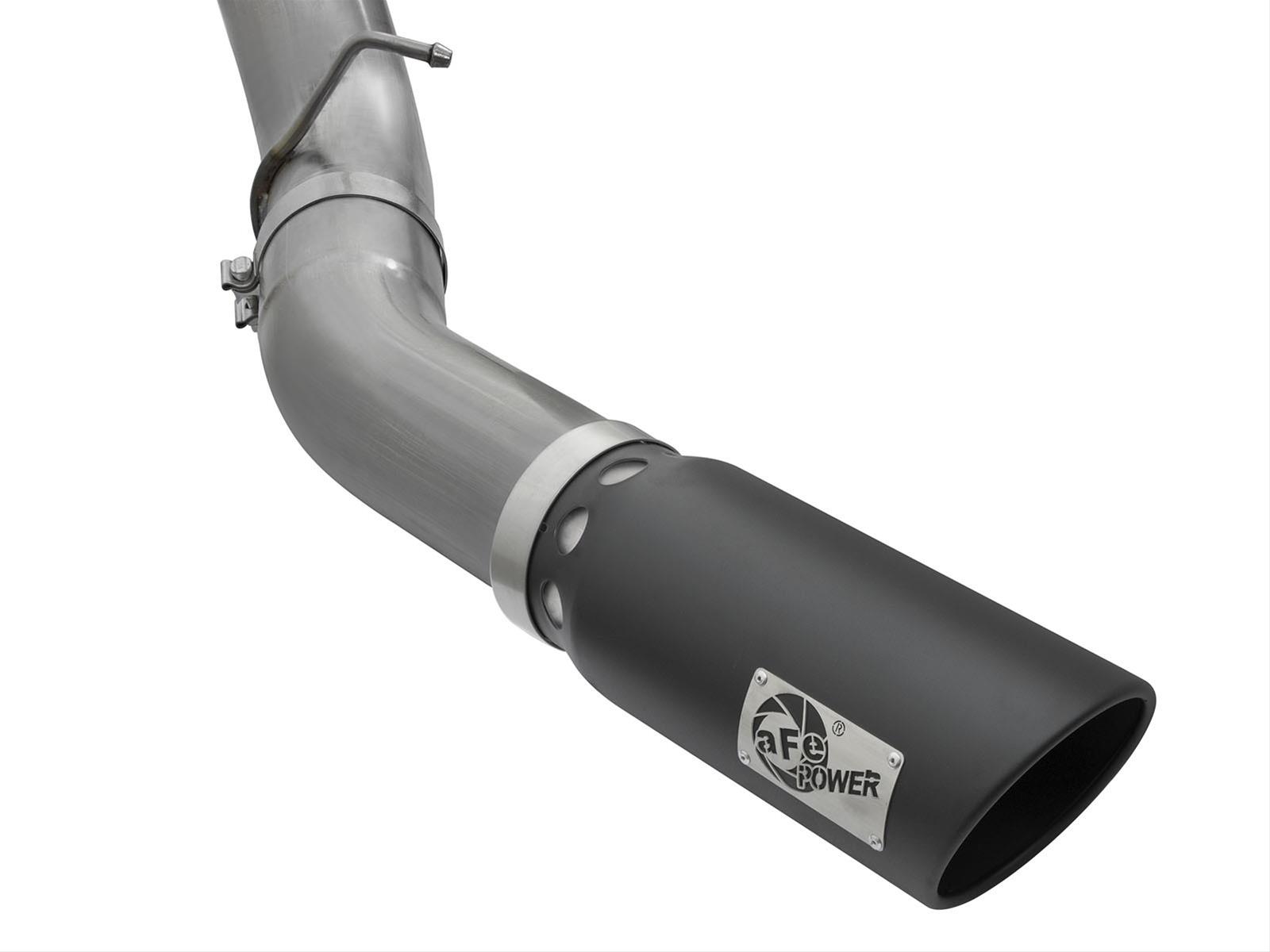 aFe LARGE Bore HD 5in Exhausts DPF-Back SS w/ Black Tips 16-17 GM Diesel Truck V8-6.6L (td) LML/L5P thumbnail 4
