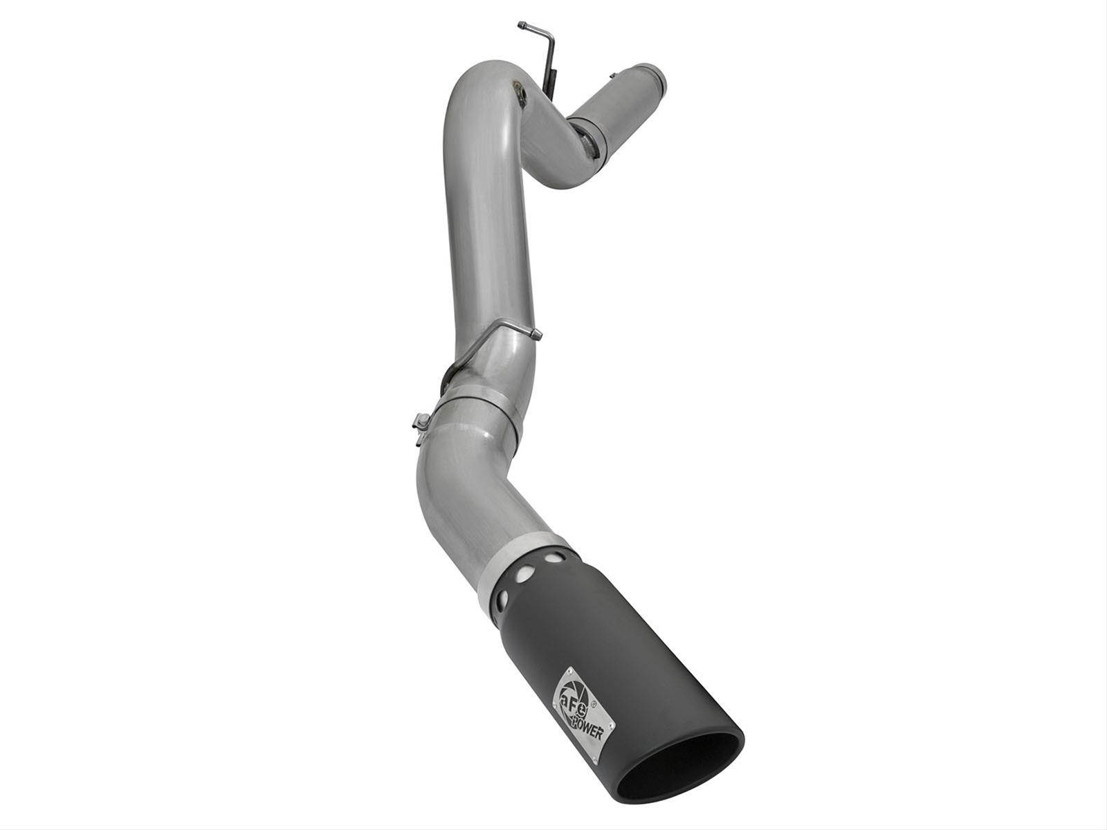 aFe LARGE Bore HD 5in Exhausts DPF-Back SS w/ Black Tips 16-17 GM Diesel Truck V8-6.6L (td) LML/L5P thumbnail 7