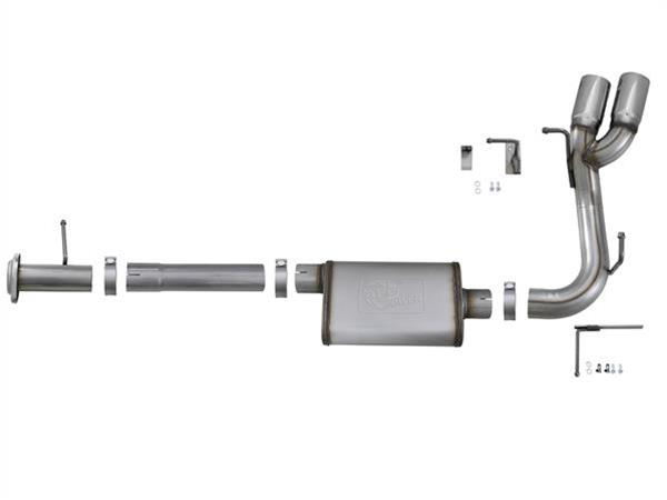 aFe MACH Force-XP 3in 409 SS Cat-Back Exhaust w/ Polished Tip 17-19 GM Colorado/Canyon V6-3.6L thumbnail 7