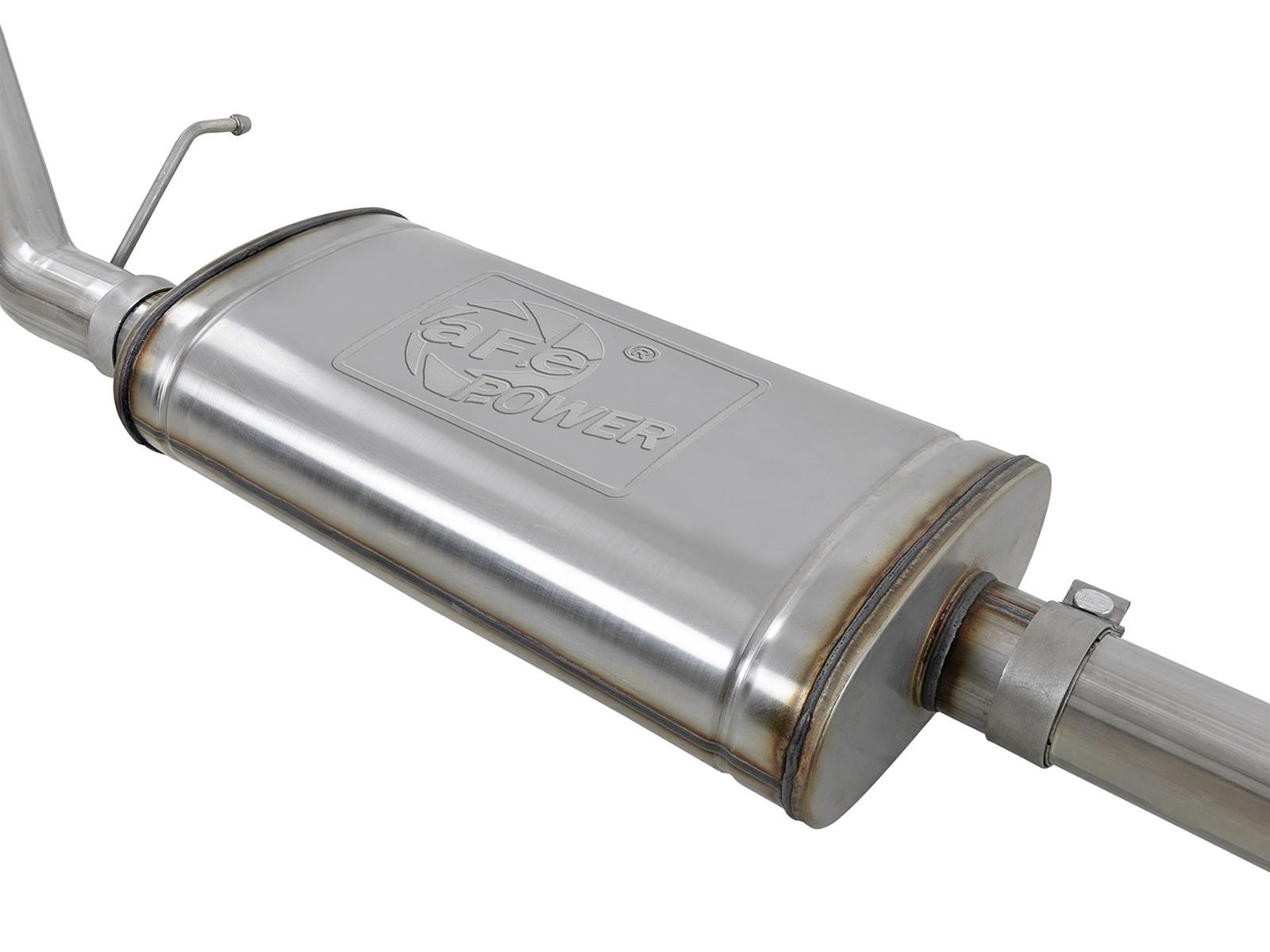 aFe Apollo GT Series 2019 GM Silverado/Sierra 1500 4.3L/5.3L 409 SS CatBack Exhaust System w/Blk Tip thumbnail 6