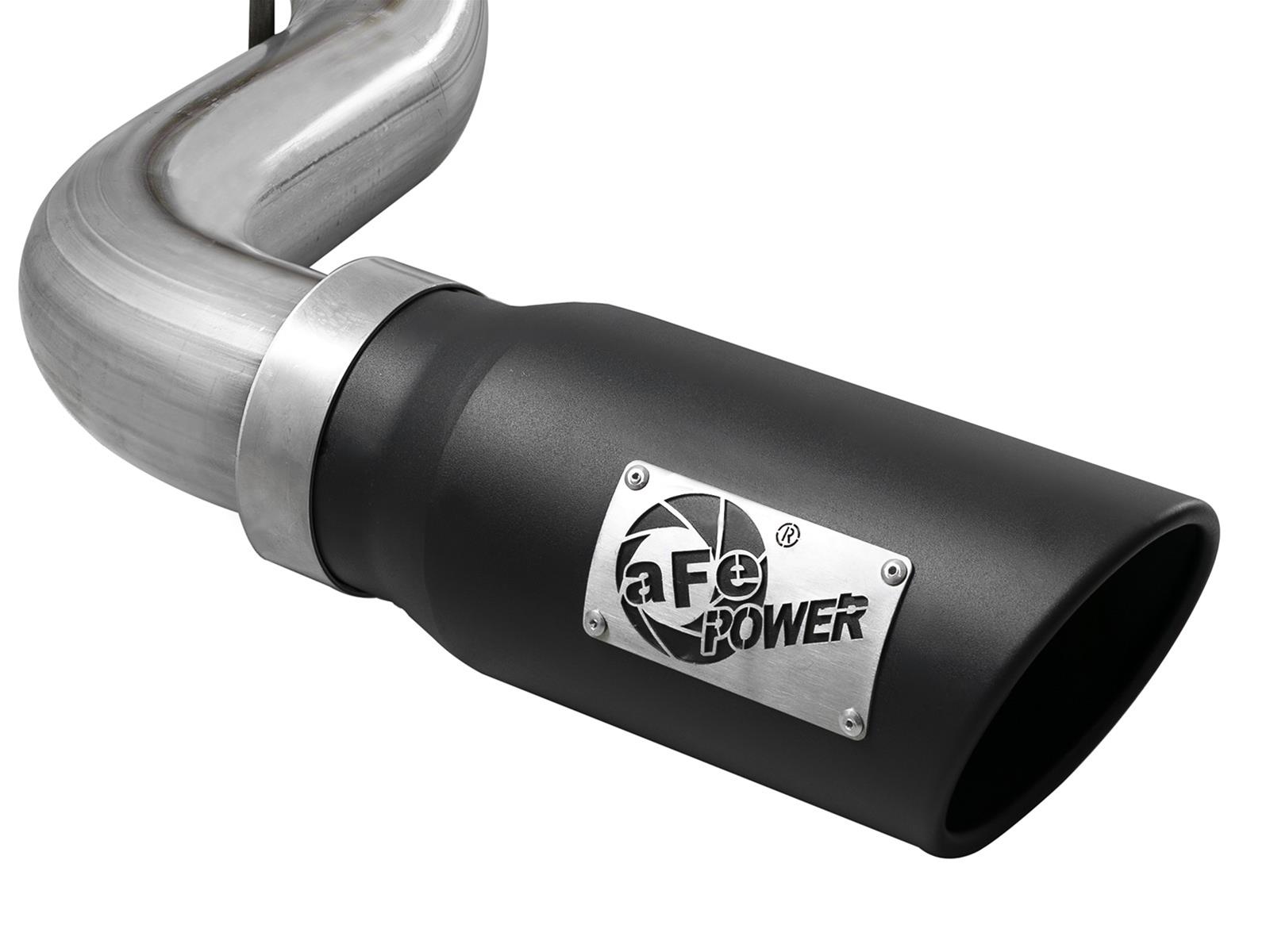aFe Apollo GT Series 2019 GM Silverado/Sierra 1500 4.3L/5.3L 409 SS CatBack Exhaust System w/Blk Tip thumbnail 7