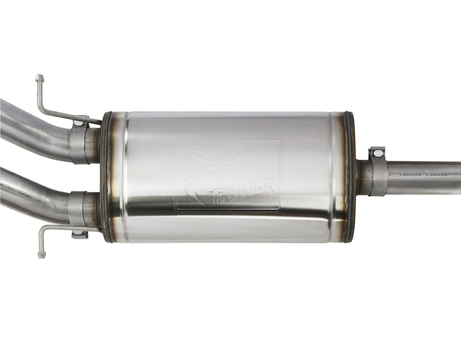 aFe Apollo GT Series 3 IN 409 SS Cat-Back Exhaust System w/ Black Tip GM Sierra 1500 09-18 thumbnail 2