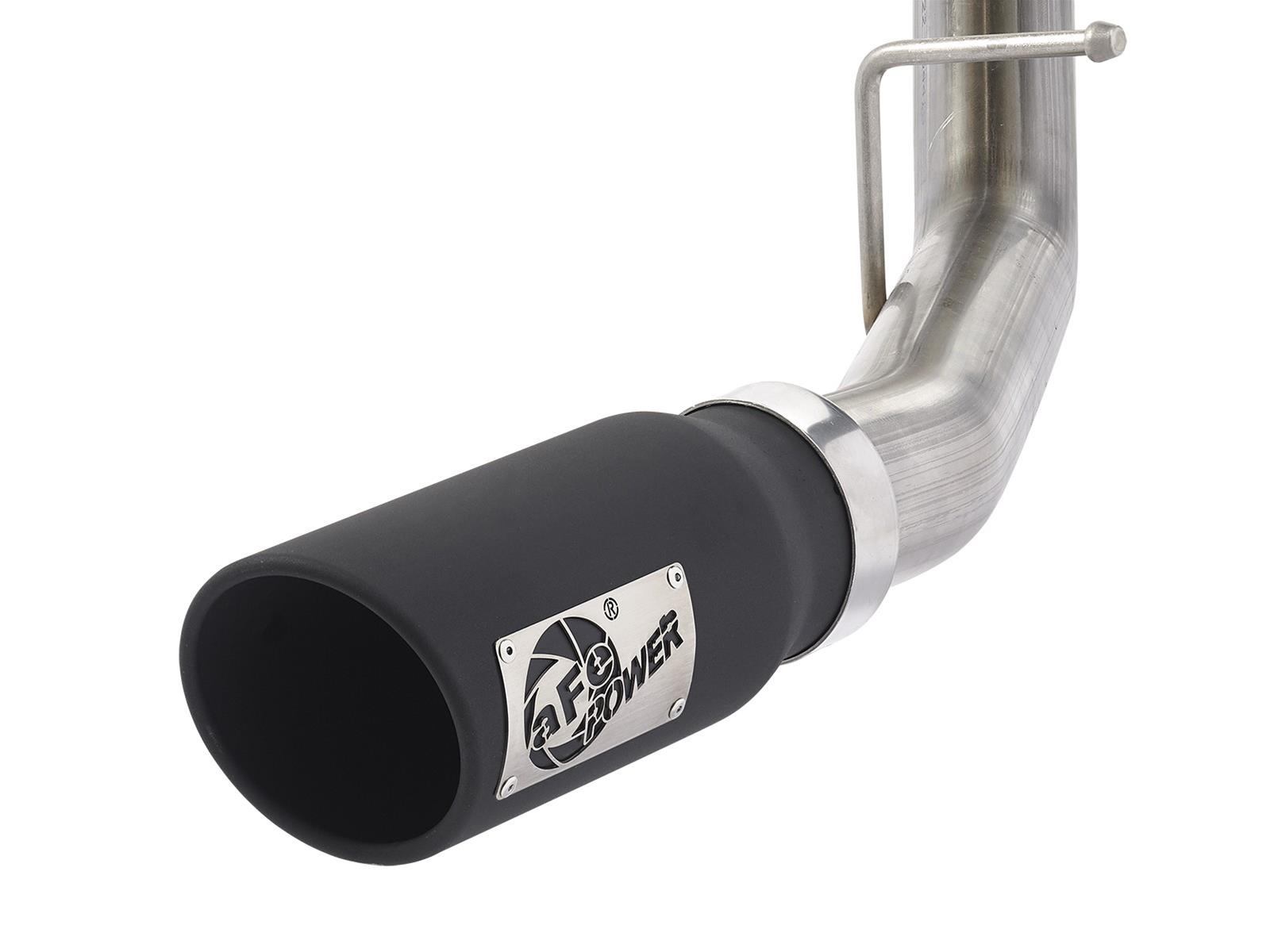 aFe Apollo GT Series 3 IN 409 SS Cat-Back Exhaust System w/ Black Tip GM Sierra 1500 09-18 thumbnail 3