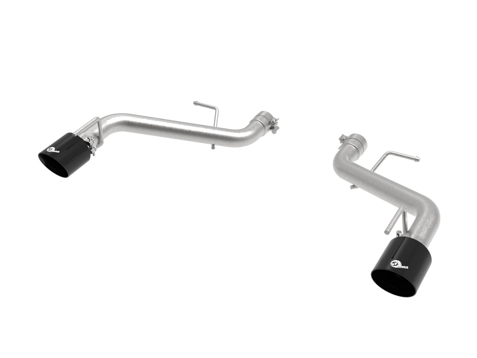 aFe POWER MACH Force-Xp 2.5in Axle-Back Exhaust System 16-20 Chevrolet Camaro SS V8 6.2L - Black thumbnail 2