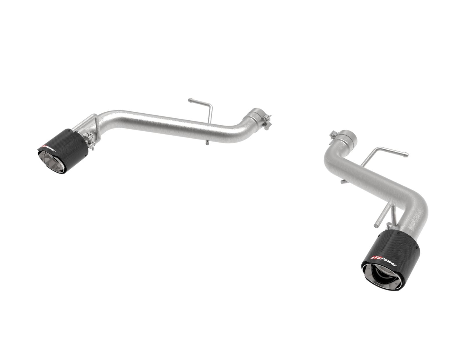 aFe POWER MACH Force-Xp 2.5in Axle-Back Exhaust System 16-20 Chevy Camaro SS V8 6.2L - Carbon Fiber thumbnail 2