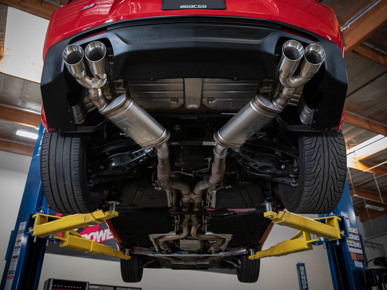 aFe POWER MACH Force-Xp 3in Axle-Back 16-21 Chevrolet Camaro SS V8 6.2L w/Mufflers - Polished thumbnail 2