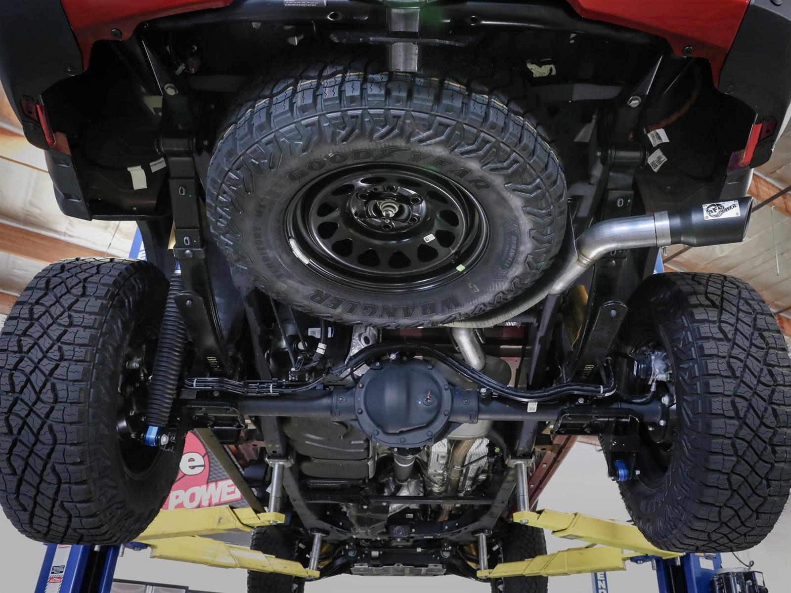 aFe Apollo GT Exhaust Systems for 2023-2025 CANYON, COLORADO - 49-44141-B Systems, Series, 3 in., 409 Stainless Steel, Cat-Back, Black Tips, Chevy, GMC, Kit