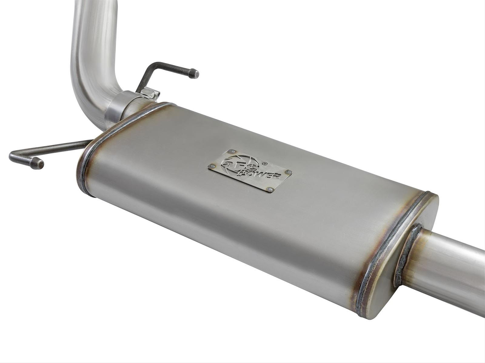 aFe MACH Force Xp 2.5in SS Cat-Back Single Side Exit Exhaust w/Polished Tips 07-14 Toyota FJ Cruiser thumbnail 4