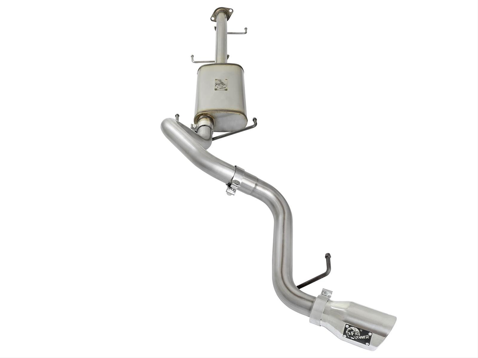 aFe MACH Force Xp 2.5in SS Cat-Back Single Side Exit Exhaust w/Polished Tips 07-14 Toyota FJ Cruiser thumbnail 8