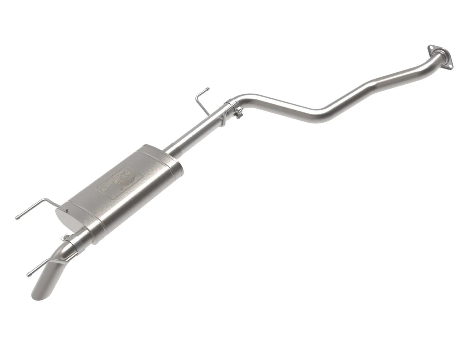 aFe 2024 Toyota Tacoma L4-2.4L ROCK BASHER 2.5in 409 Stainless Steel Cat-Back Exhaust System thumbnail 4