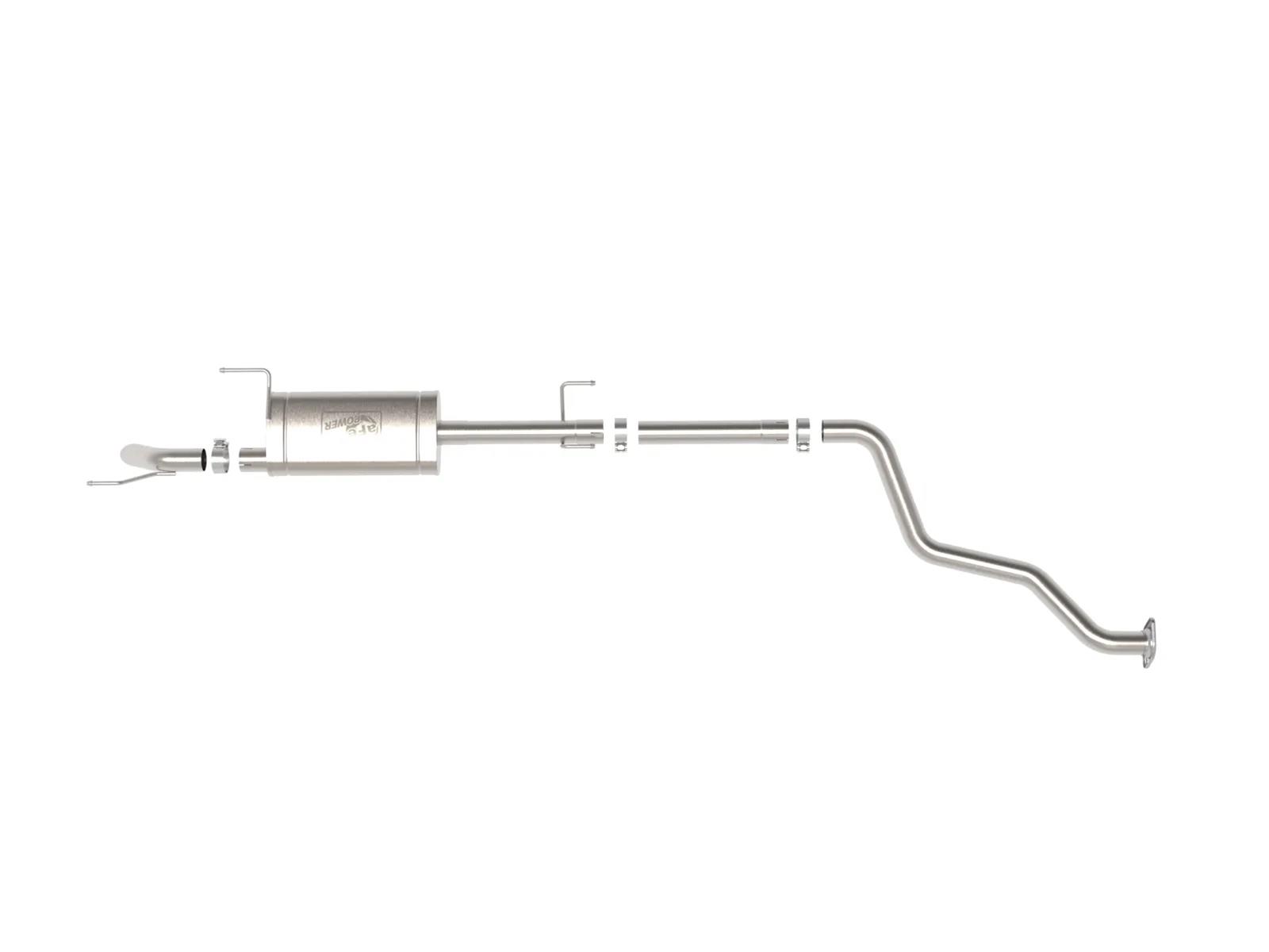 aFe 2024 Toyota Tacoma L4-2.4L ROCK BASHER 2.5in 409 Stainless Steel Cat-Back Exhaust System thumbnail 3