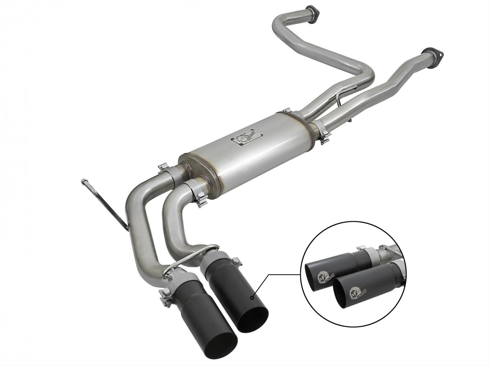 AFE Power 4946124B aFe Rebel Series Exhaust Systems Summit Racing