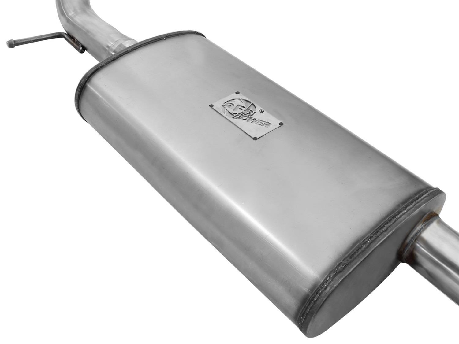 aFe MACH Force XP Cat-Back Exhaust Stainless /Polished Tip 06-09 Jeep Commander V8 4.7L 2WD & 4WD thumbnail 3