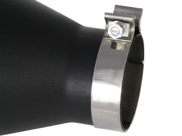 aFe MACH Force XP Exhausts Tips SS-304 EXH Tip 4In x 7Out x 18L Bolt-On (blk) thumbnail 4