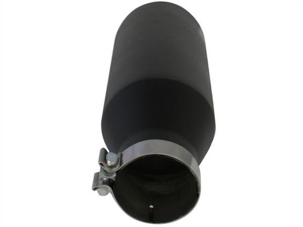 aFe MACH Force XP Exhausts Tips SS-304 EXH Tip 4In x 7Out x 18L Bolt-On (blk) thumbnail 9
