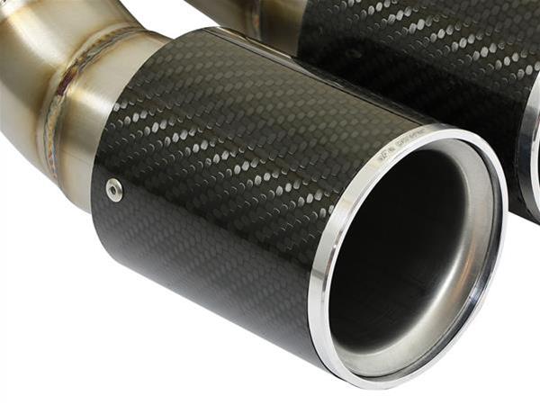 aFe Power 13-14 Porsche Cayman S / Boxster S Carbon Fiber Exhaust Tip Upgrade thumbnail 3