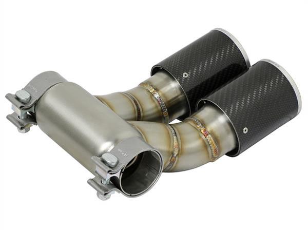 aFe Power 13-14 Porsche Cayman S / Boxster S Carbon Fiber Exhaust Tip Upgrade thumbnail 6