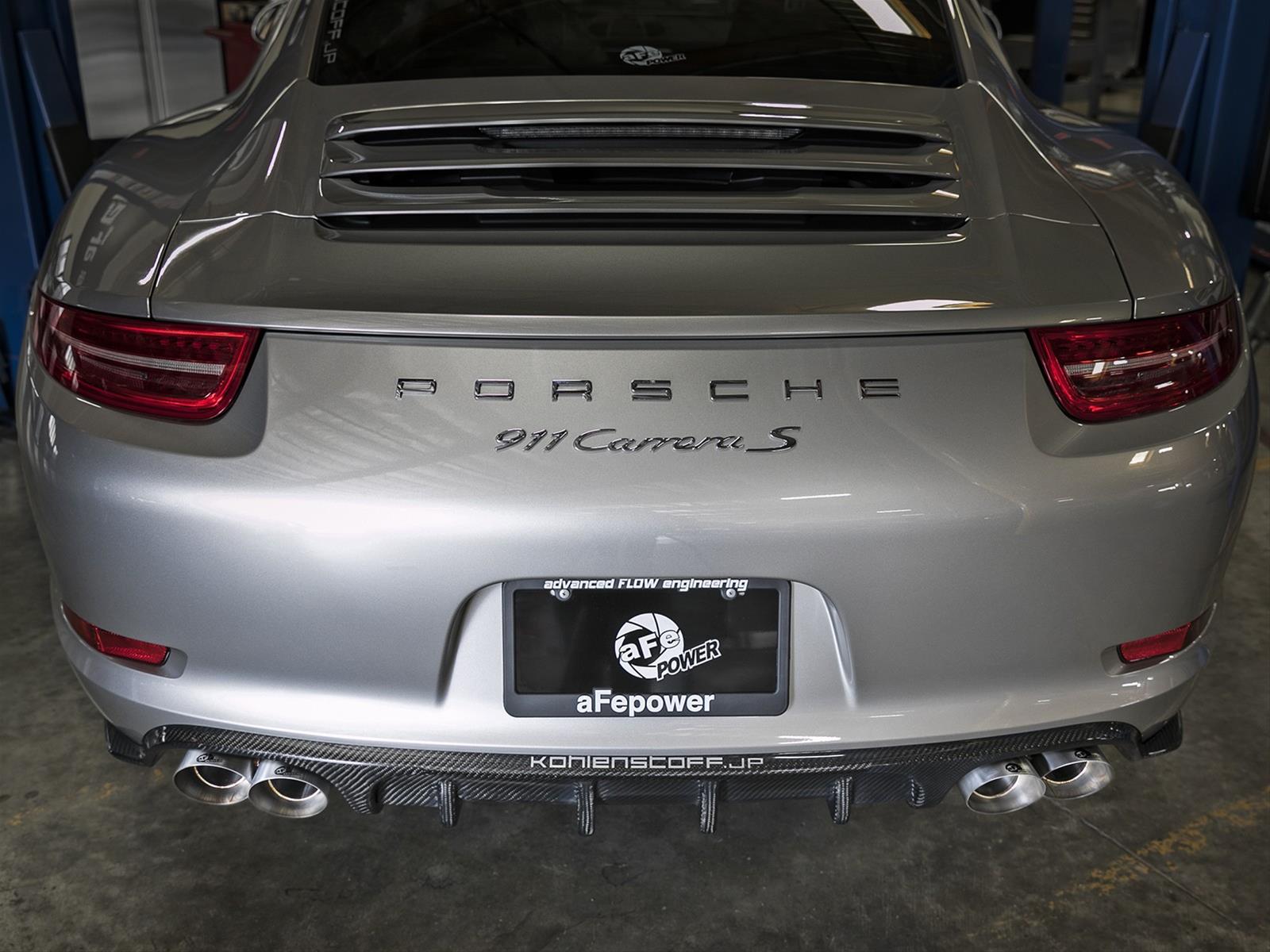 aFe MACH Force-Xp 304 SS OE Exhaust Tips Polished 12-16 Porsche 911 (C2S 991) H6 3.8L thumbnail 2