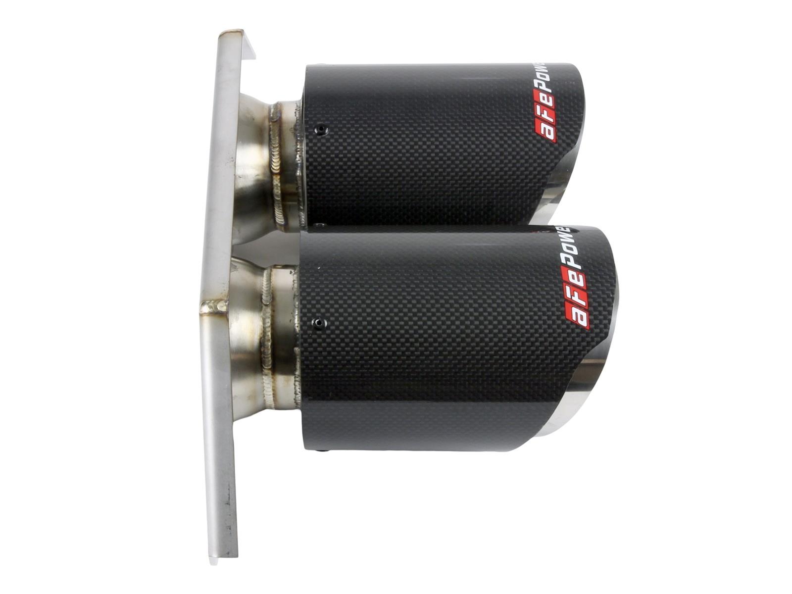 aFe Power Mach Force Xp 4in 304 SS Bolt-On Exhaust Tips Carbon Fiber 14-19 Porsche 911 GT3 3.8L/4.0L thumbnail 6