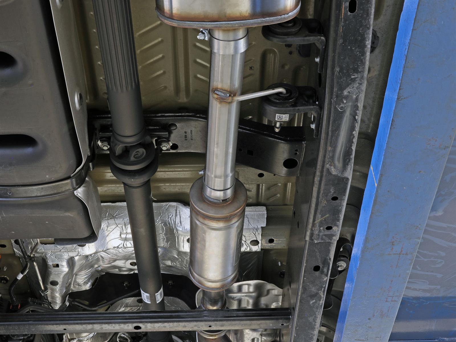 aFe Apollo GT 3 Inch Resonator 49C43131 Resonators, GT, Stainless Steel, Natural, 3.00 in. Center Inlet/Outlet, Ford, Each