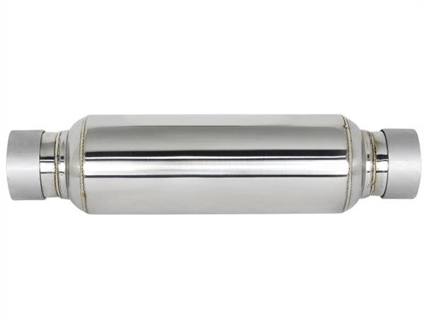 aFe Mach Force XP 2.5 Inch Resonator 49M10003 Exhaust Resonator, XP, 304 Stainless Steel, 2.50 in. Diameter, 16.00 in. Overall Length, Each thumbnail 4