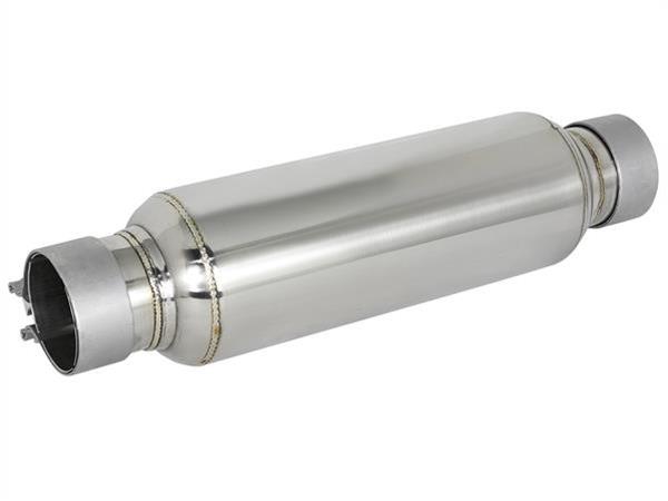 aFe Mach Force XP 2.5 Inch Resonator 49M10003 Exhaust Resonator, XP, 304 Stainless Steel, 2.50 in. Diameter, 16.00 in. Overall Length, Each thumbnail 2
